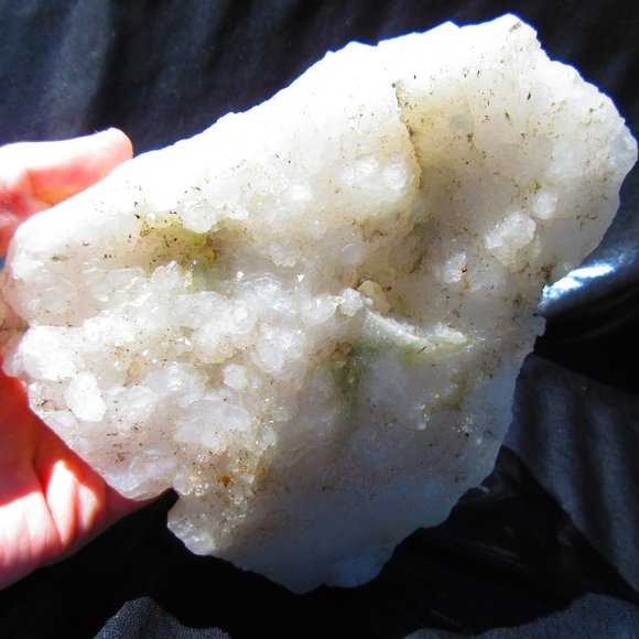 Quartz Crystal Natural Candle Holder Home Decor Accent - Picture 9 of 10